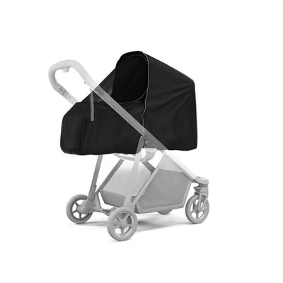 Thule-Shine All-Weather Cover with the mosquito net carrycot