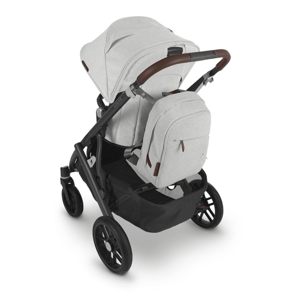 UPPAbaby Changing Backpack on the back of a stroller  in -- Color_Anthony