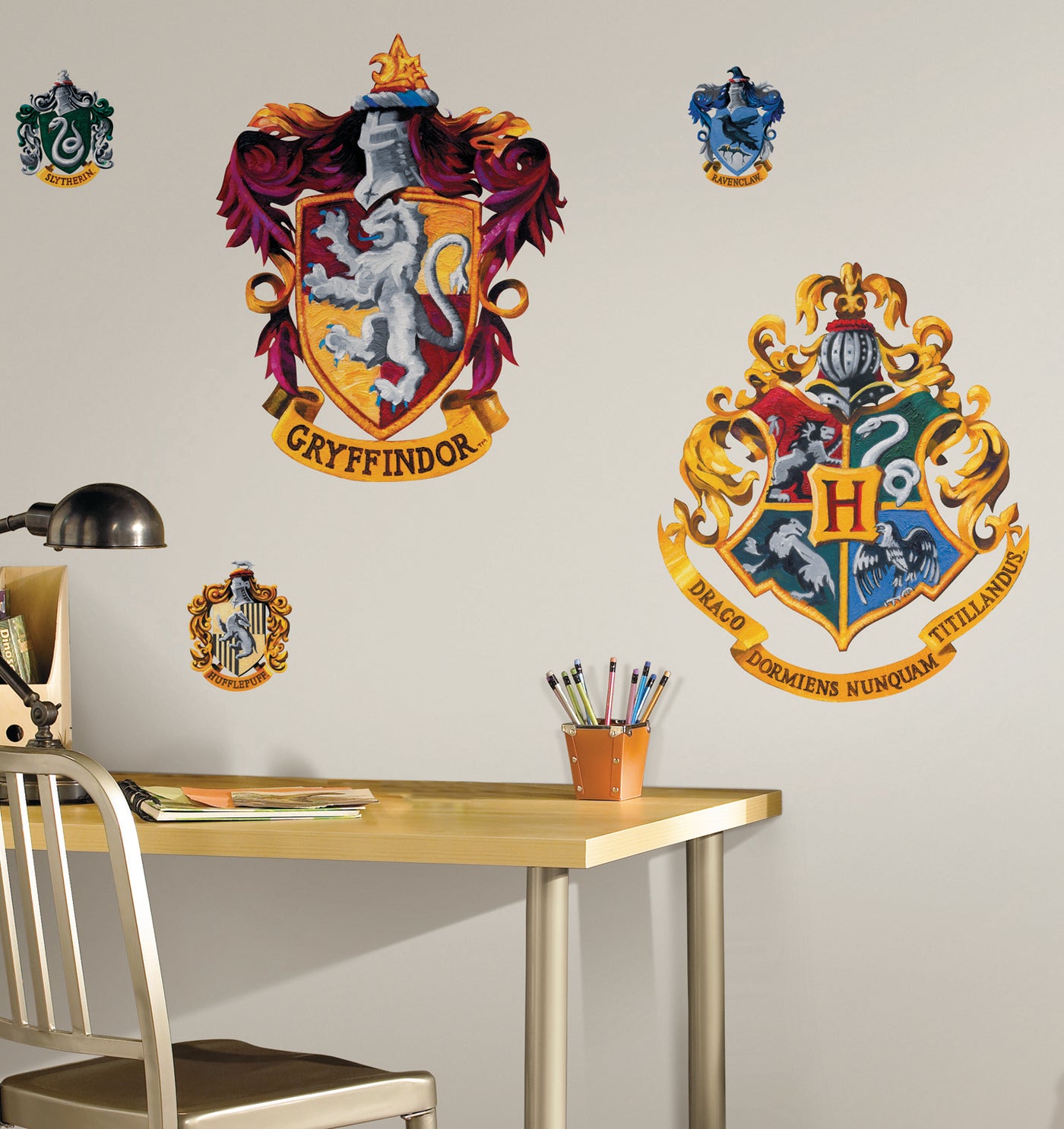 Harry Potter Crest Peel & Stick Giant Wall Decal - US & Canada