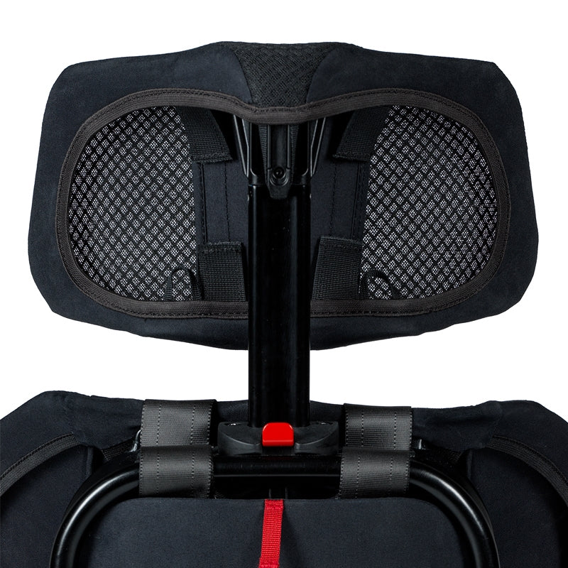 WAYB Pico Car Seat headrest closeup in -- Color_Jet