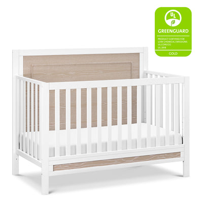 Carter's by DaVinci Radley 4-in-1 Convertible Crib with GREENGUARD tag in -- Color_White/Coastwood