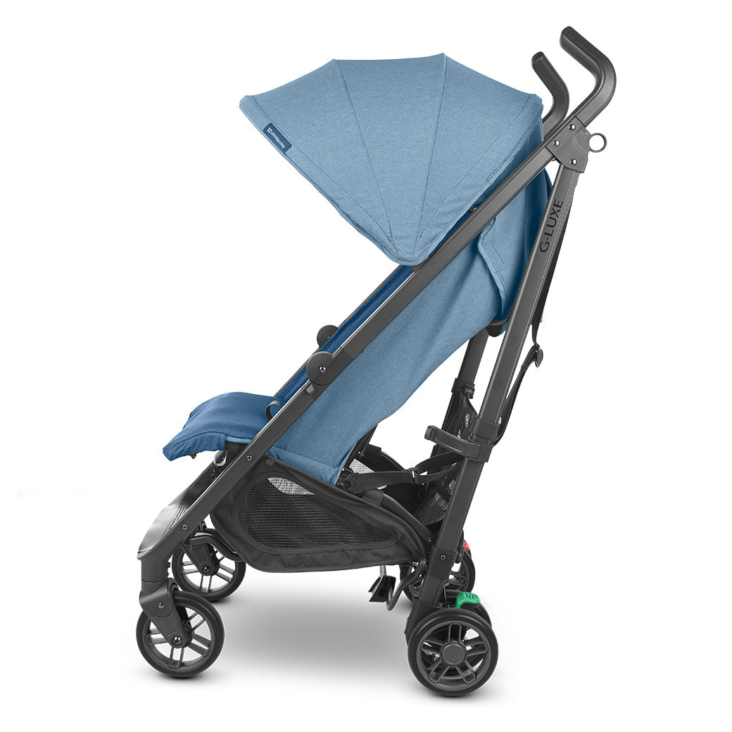 Side view of UPPAbaby G-Luxe Stroller in --Color_Charlotte
