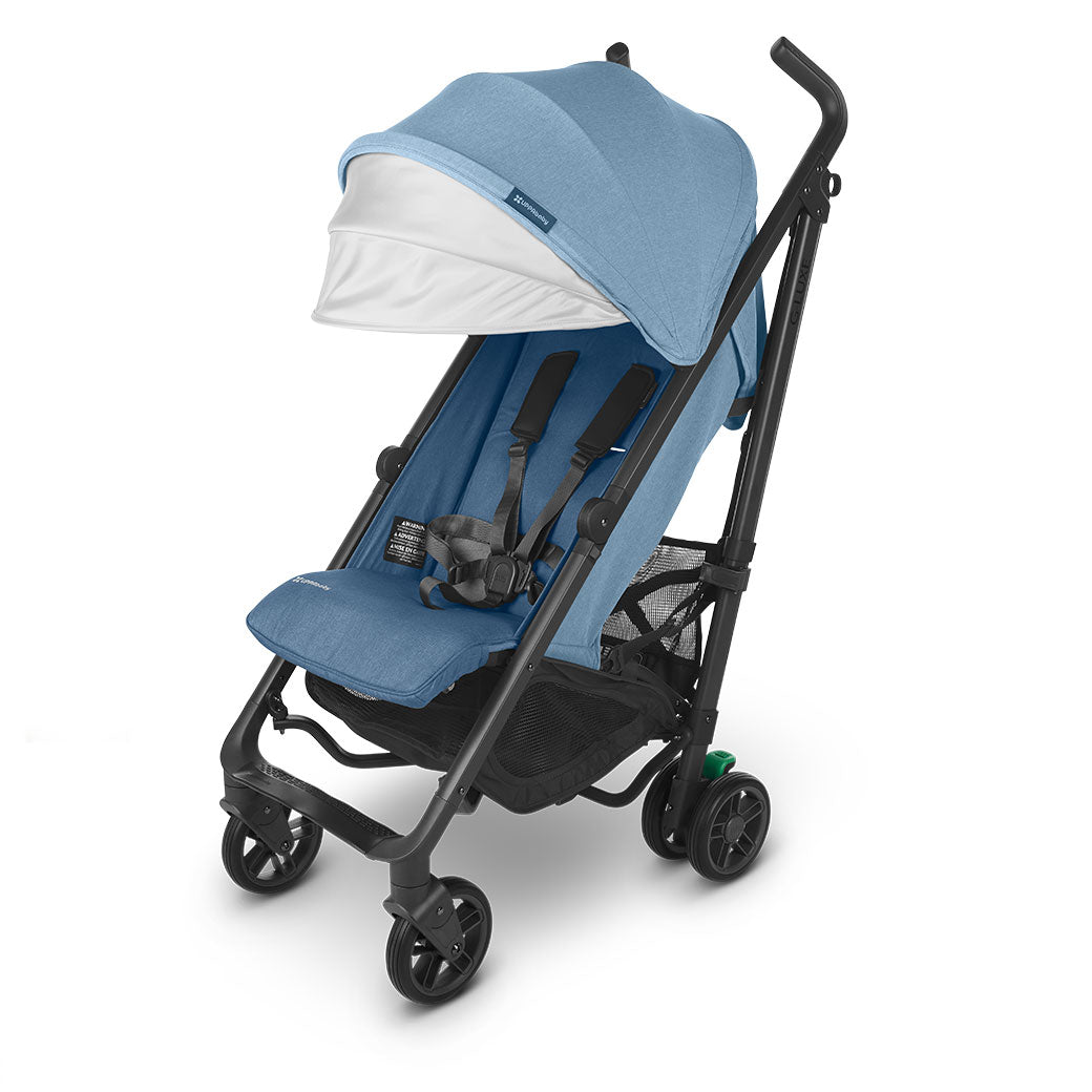 UPPAbaby G-Luxe Stroller with canopy down in --Color_Charlotte