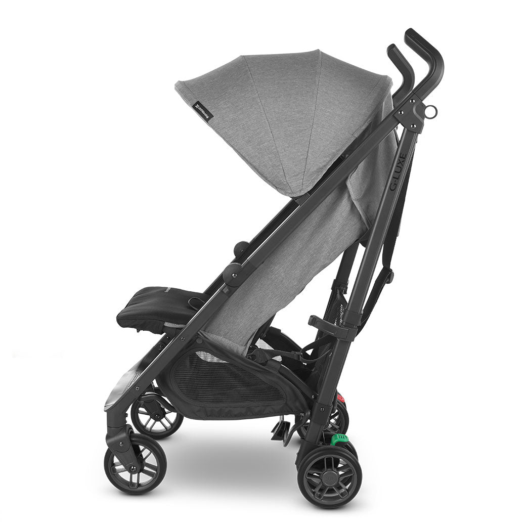 Side view of UPPAbaby G-Luxe Stroller in --Color_Greyson