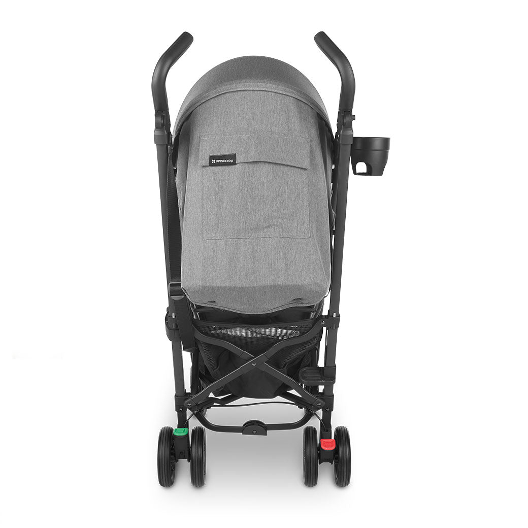 Back view of UPPAbaby G-Luxe Stroller in --Color_Greyson