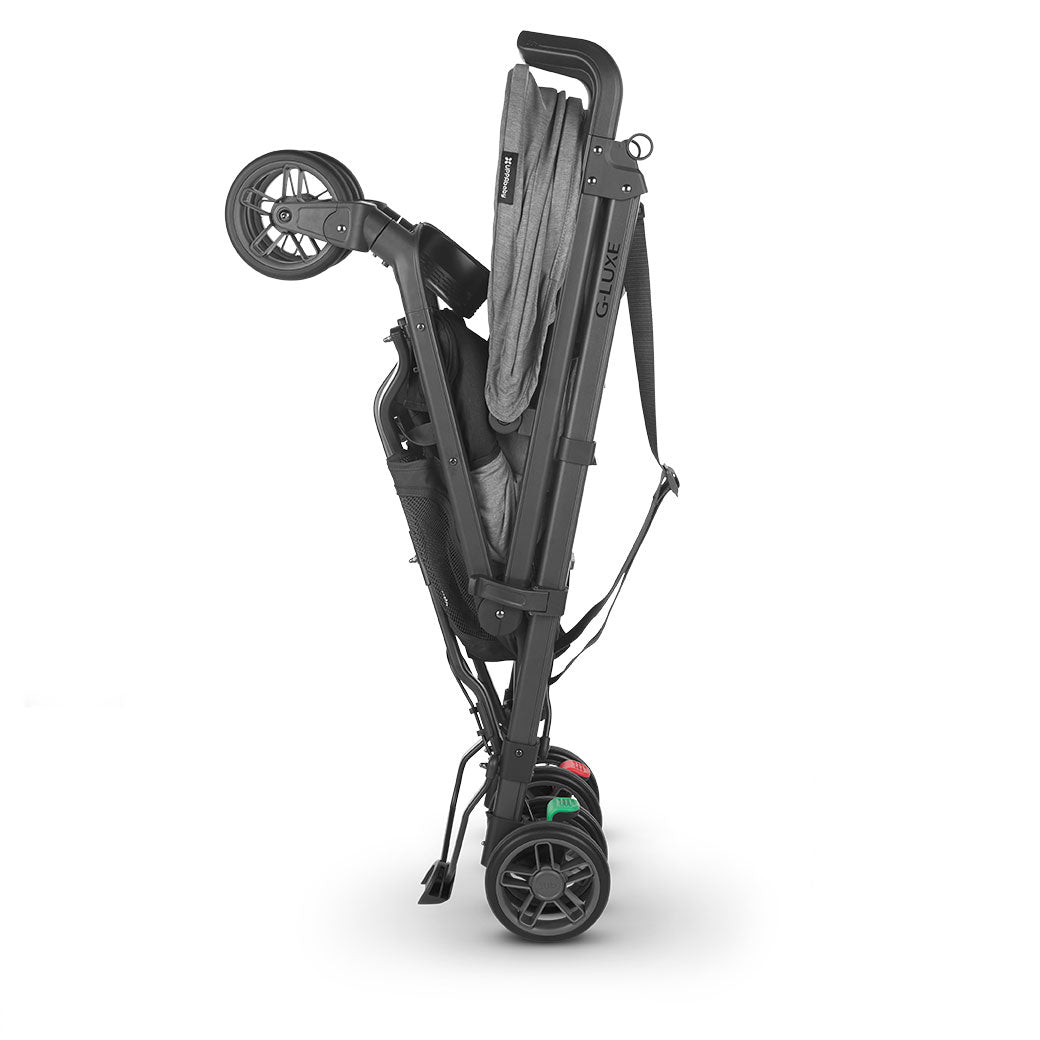 Folded UPPAbaby G-Luxe Stroller  in --Color_Greyson