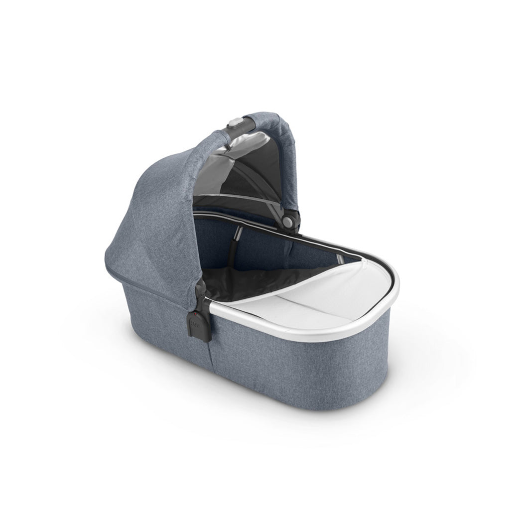 Left side view of UPPAbaby Bassinet in -- Color_Gregory