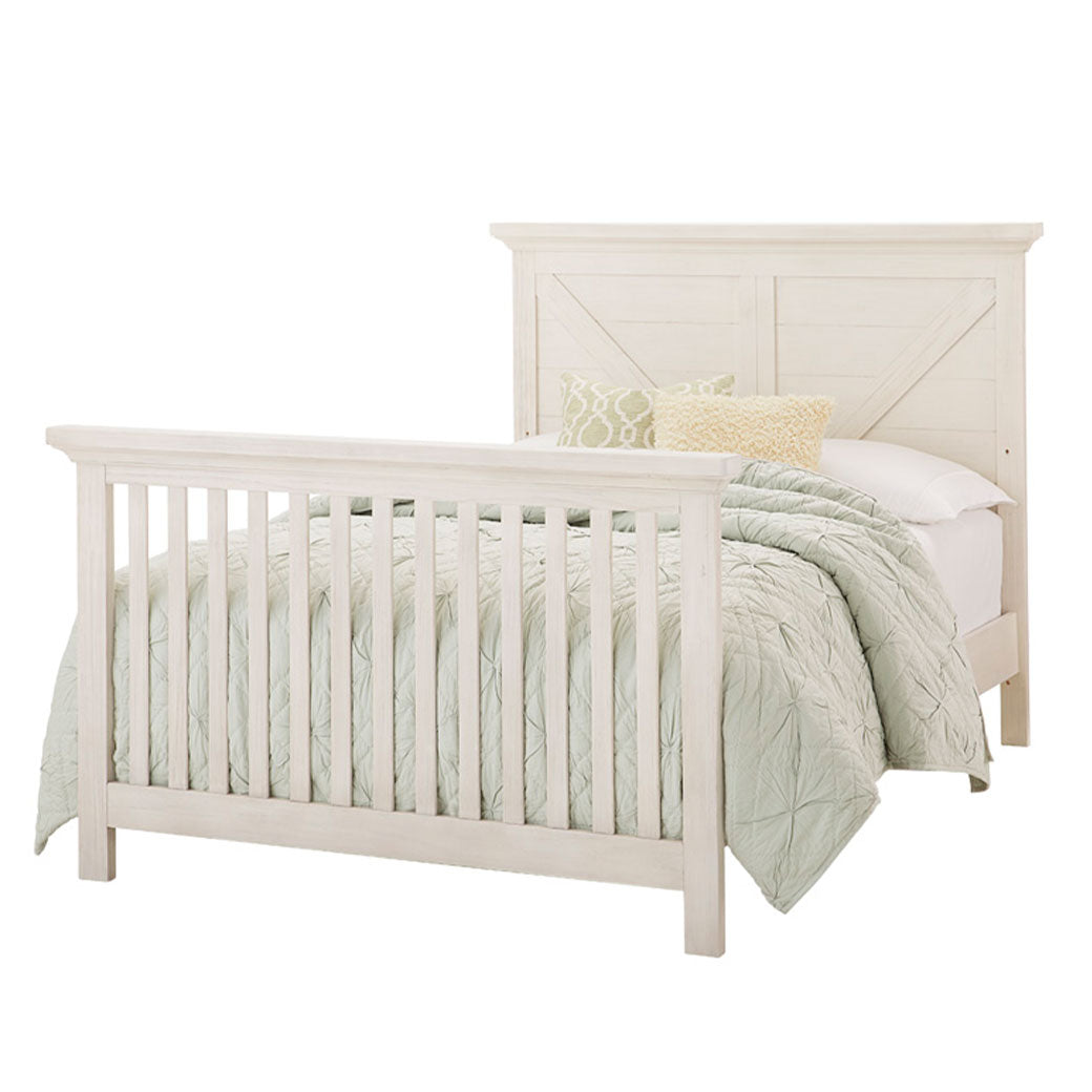 Westwood Design Products Westfield Bed Rails on Westfield Convertible Crib in -- Color_Brushed White
