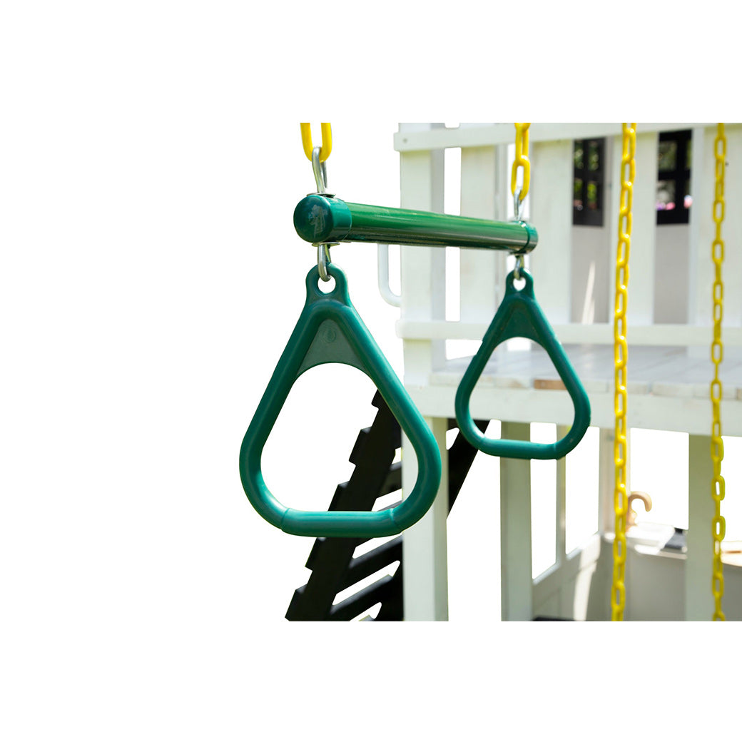 Reign Two Story Playhouse + Swing Attachment Bundle