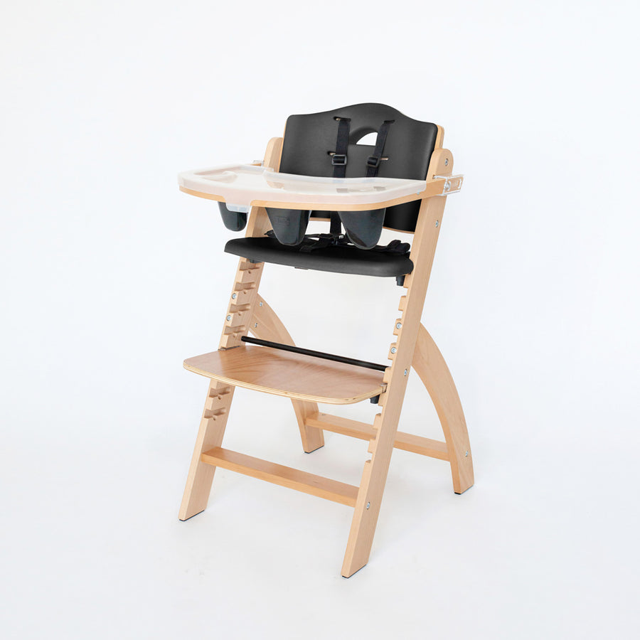 maxi cosi ava high chair reviews Abiie Beyond Junior Y High Chair with Cushion & Tray, Natural Wood / Green Cushion