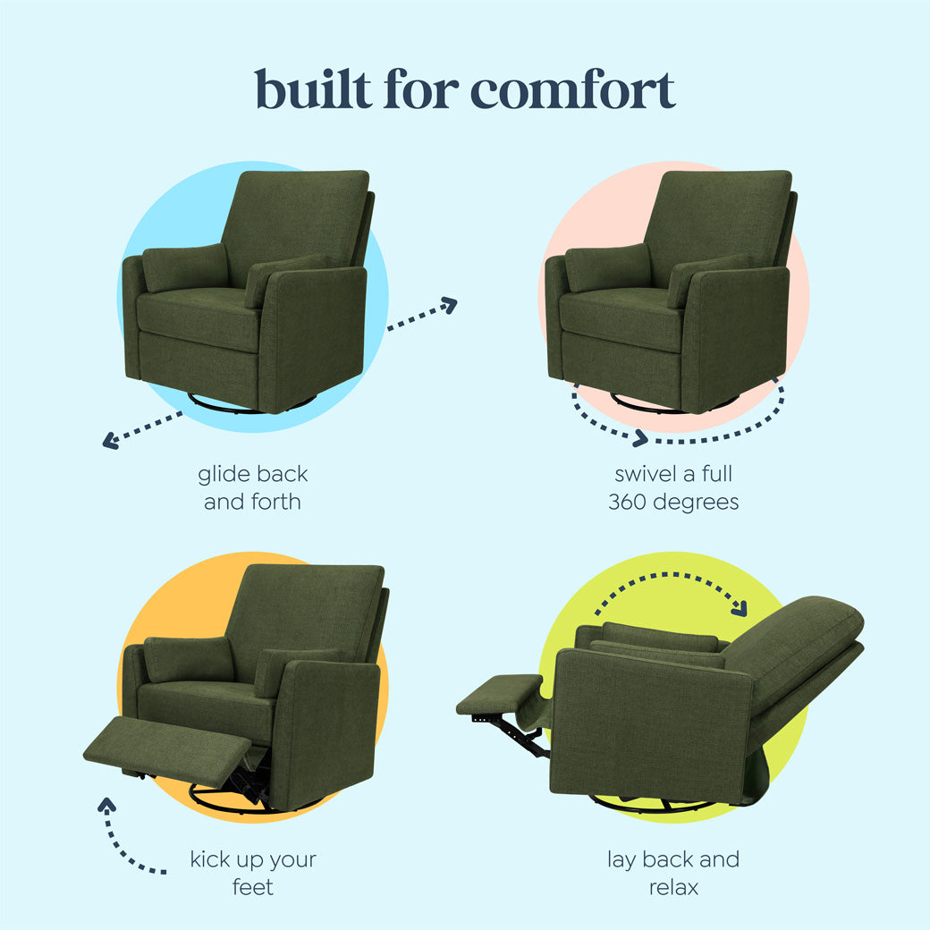 Ethan Recliner and Swivel Glider
