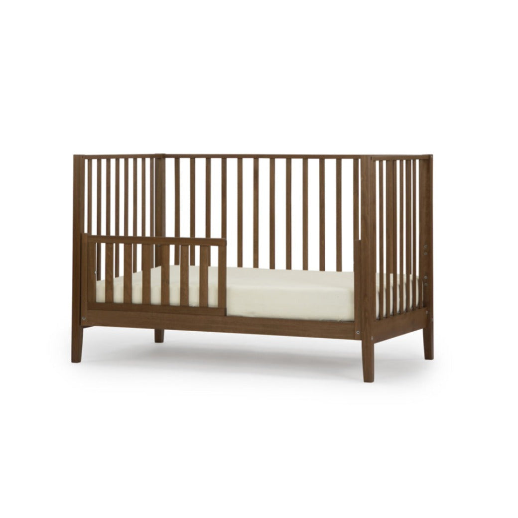 Dadada Lala 3-in-1 Convertible Crib as toddler bed  in - Color_Walnut