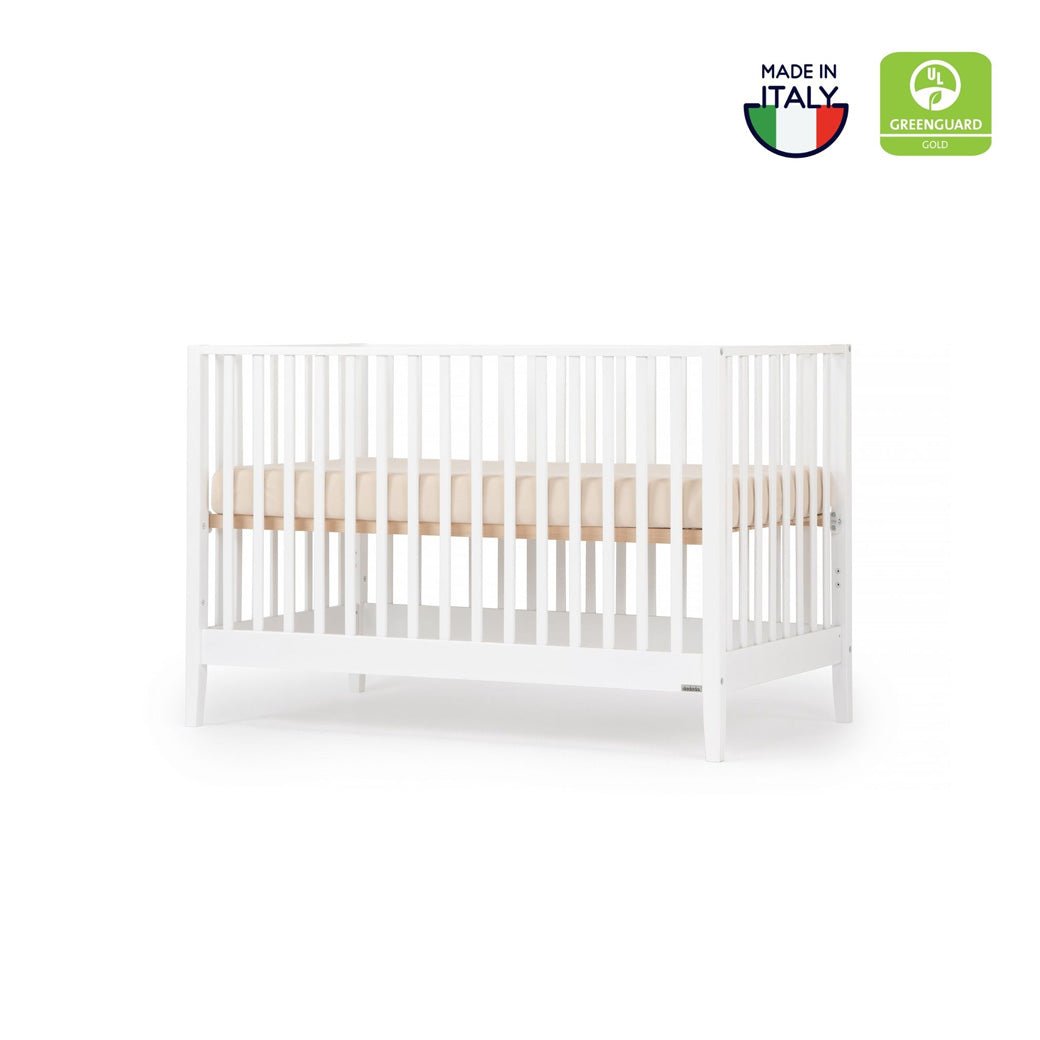 Dadada Lala 3-in-1 Convertible Crib with GREENGUARD Gold and Made in Italy tags  in - Color_White