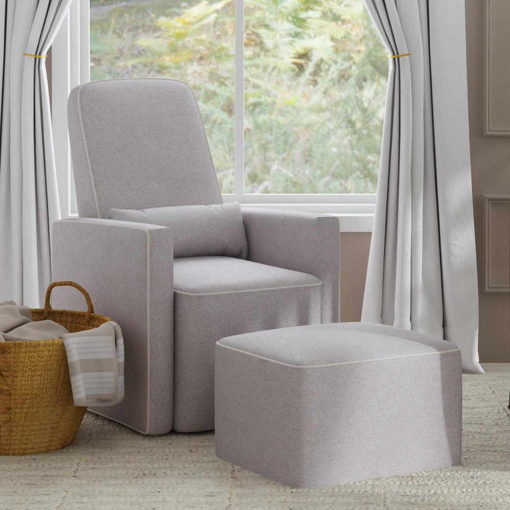 DaVinci Olive Glider With Ottoman | Modern Nursery