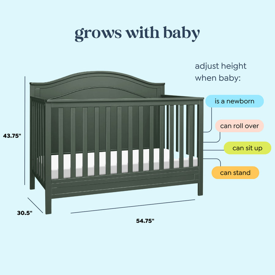 DaVinci Charlie 4-In-1 Convertible Crib Modern Nursery™