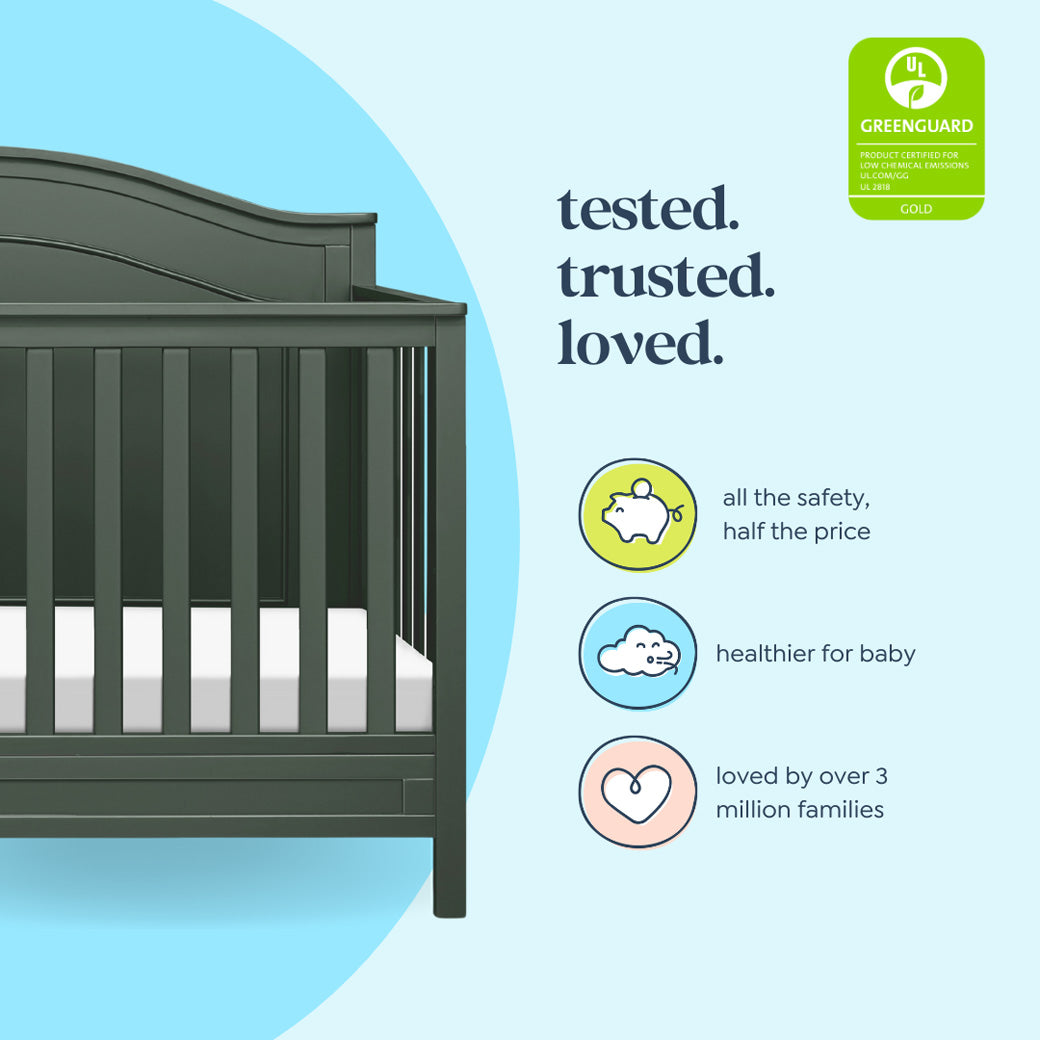 Charlie 4-In-1 Convertible Crib