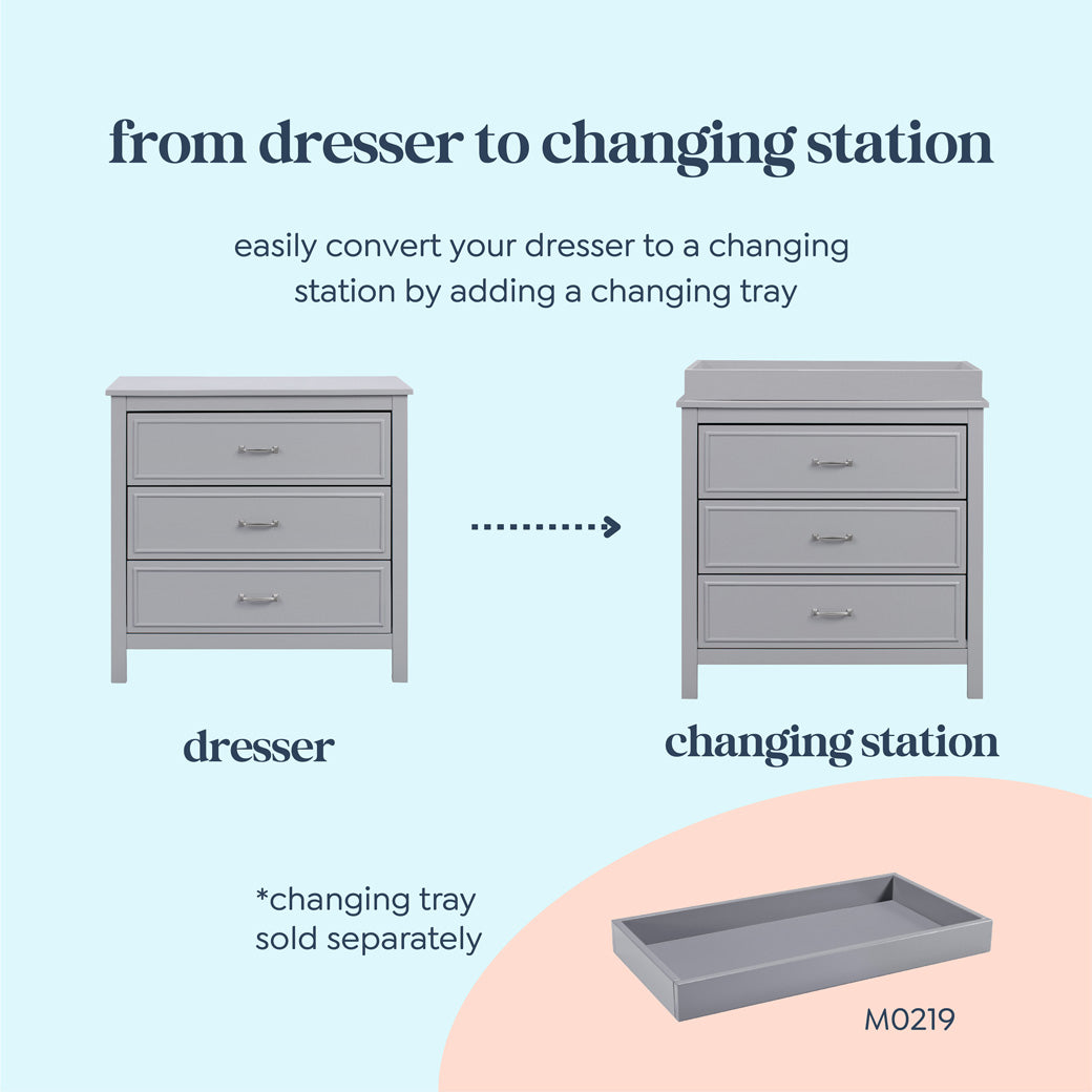 Charlie 3-Drawer Dresser