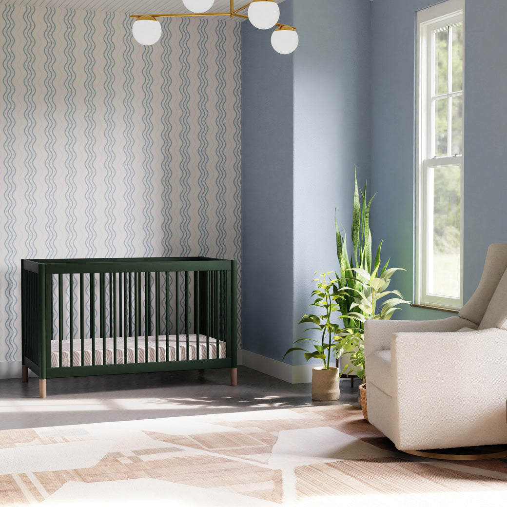 Gelato 4-in-1 Convertible Crib with Toddler Bed Conversion Kit