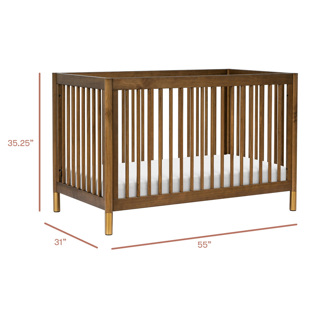 Gelato 4-in-1 Convertible Crib with Toddler Bed Conversion Kit