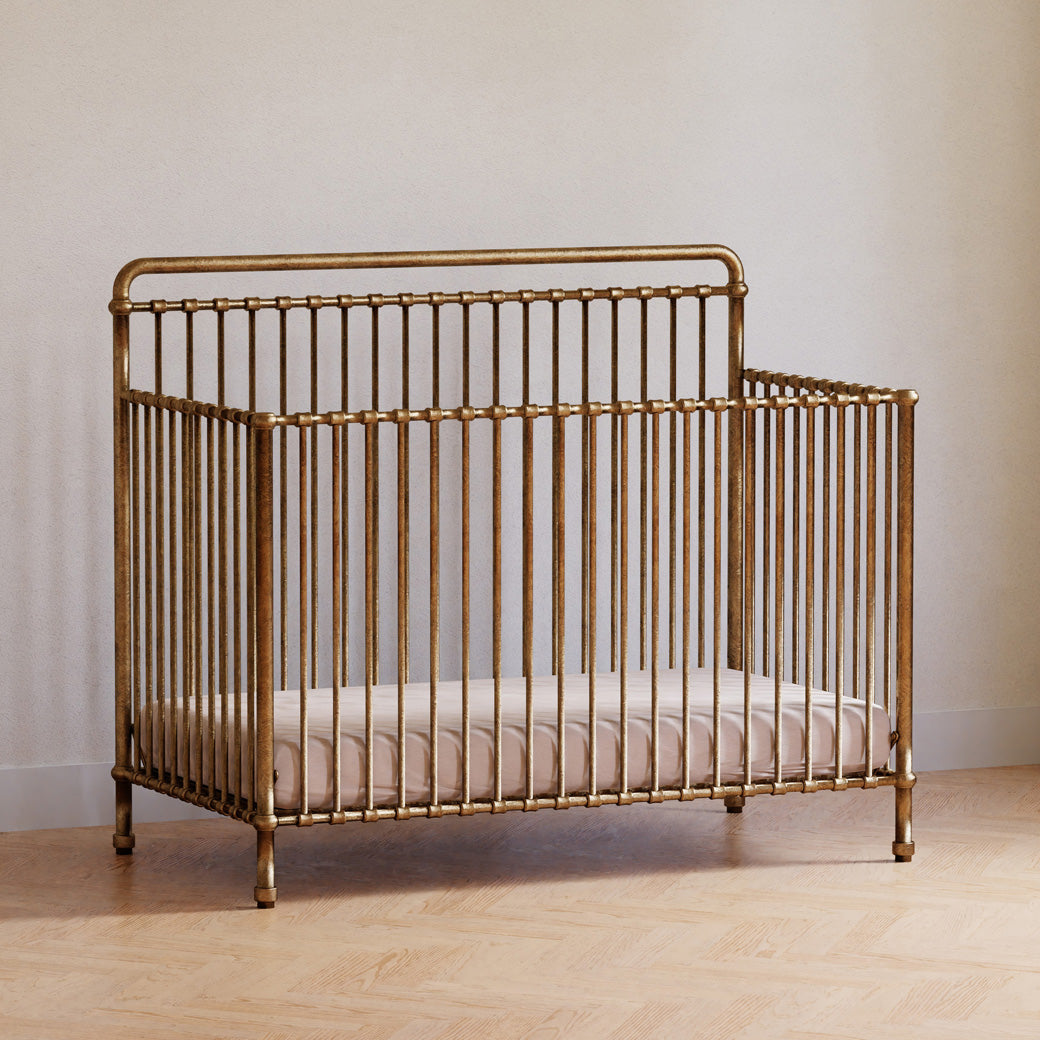 Namesake's Winston 4 in 1 Convertible Crib in a room in -- Color_Vintage Gold