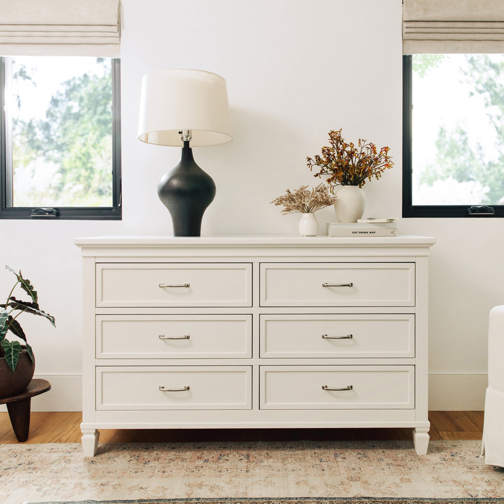 Darlington 6 Drawer Dresser In Warm White
