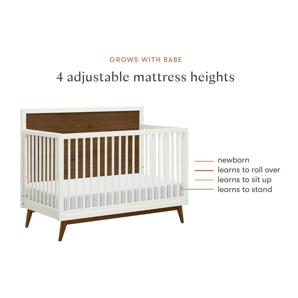 Palma 4-in-1 Convertible Crib + Toddler Bed Conversion Kit