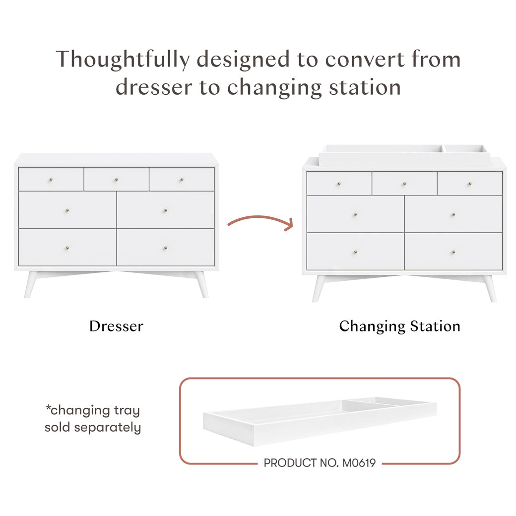 Palma 7-Drawer Assembled Double Dresser