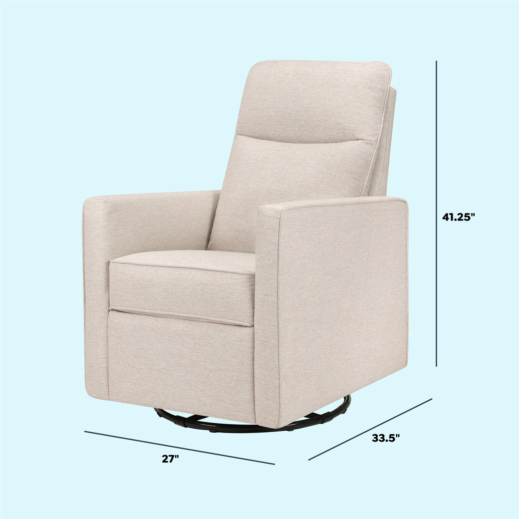 Gabby Pillowback Swivel Glider