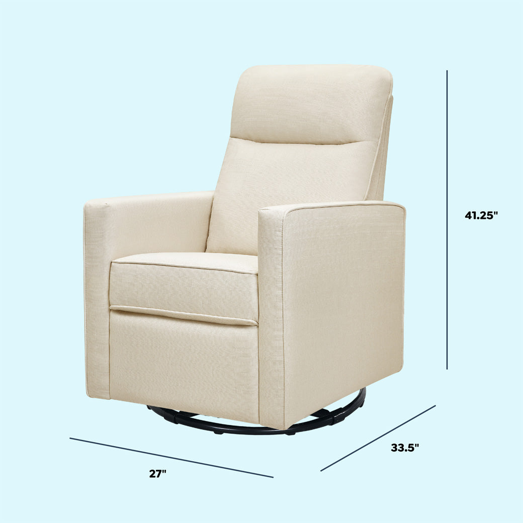 Gabby Pillowback Swivel Glider