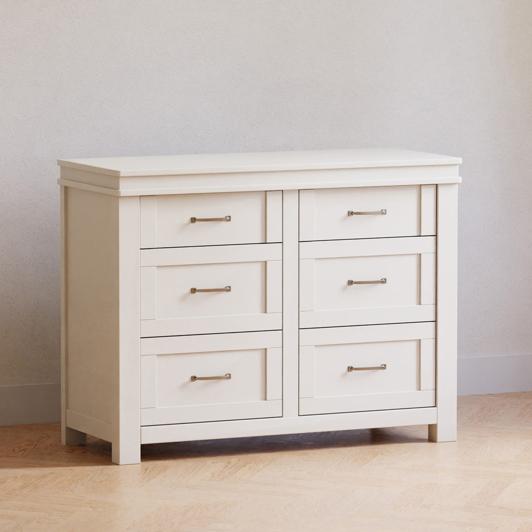 Namesake's Wesley Farmhouse 6-Drawer Double Dresser in a room in -- Color_Hairloom White