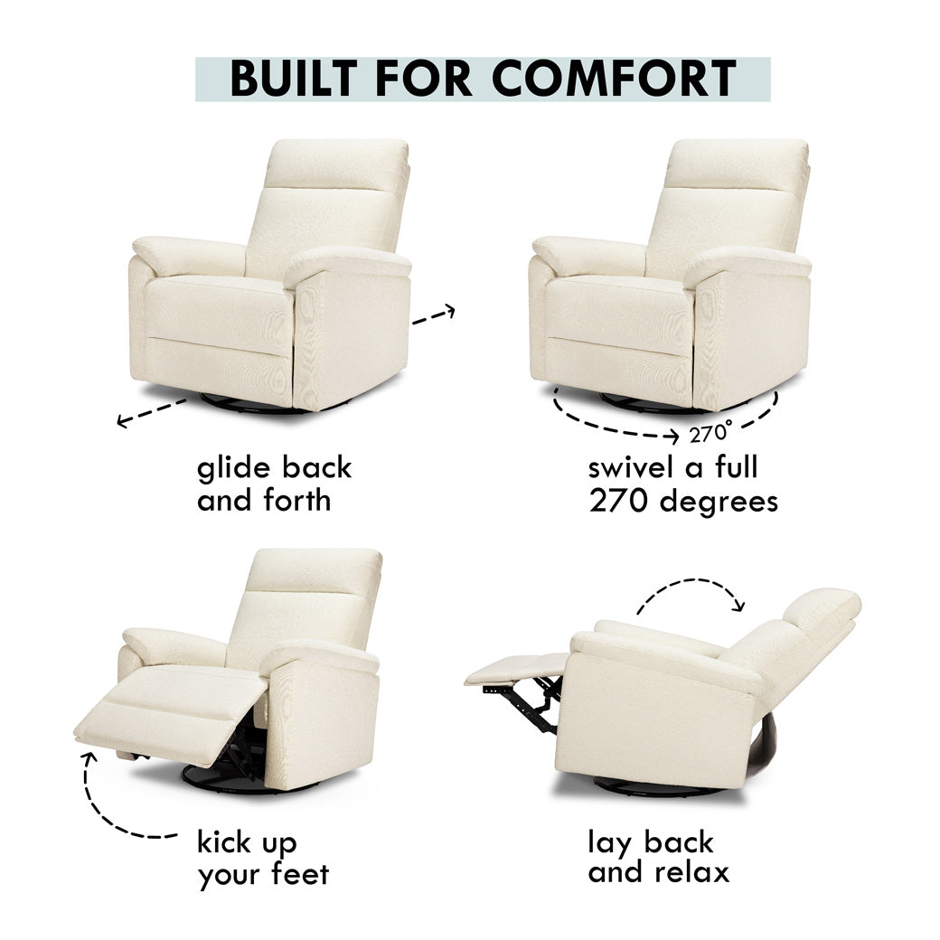 Features of DaVinci Suzy Recliner and Swivel Glider in -- Color_Vanilla