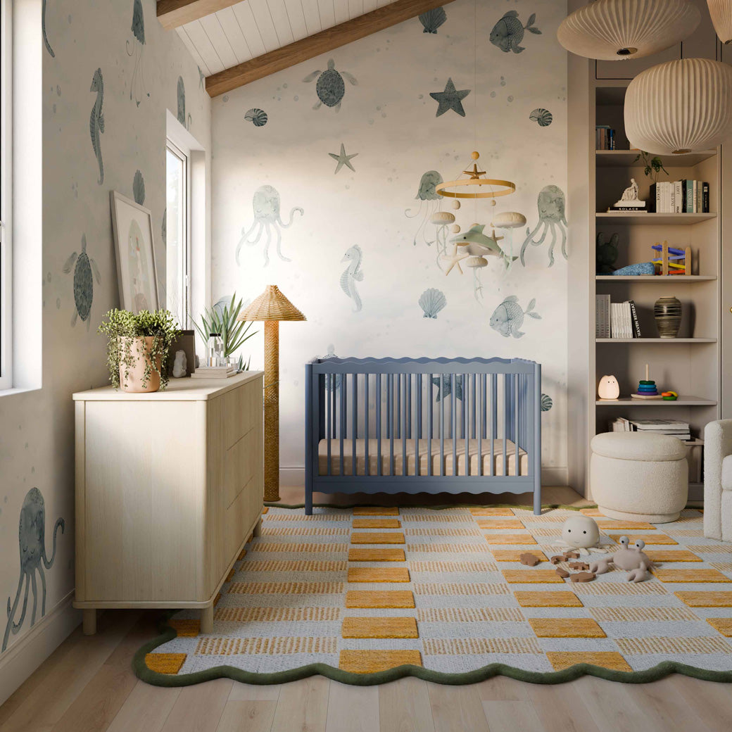 Swell 4-in-1 Convertible Crib with Toddler Bed Conversion Kit