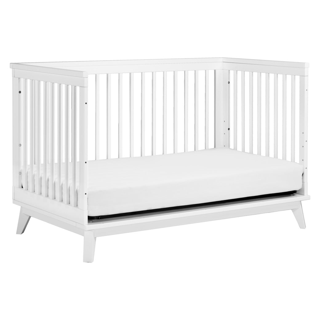 Babyletto's Scoot 3-in-1 Convertible Crib as daybed in -- Color_White