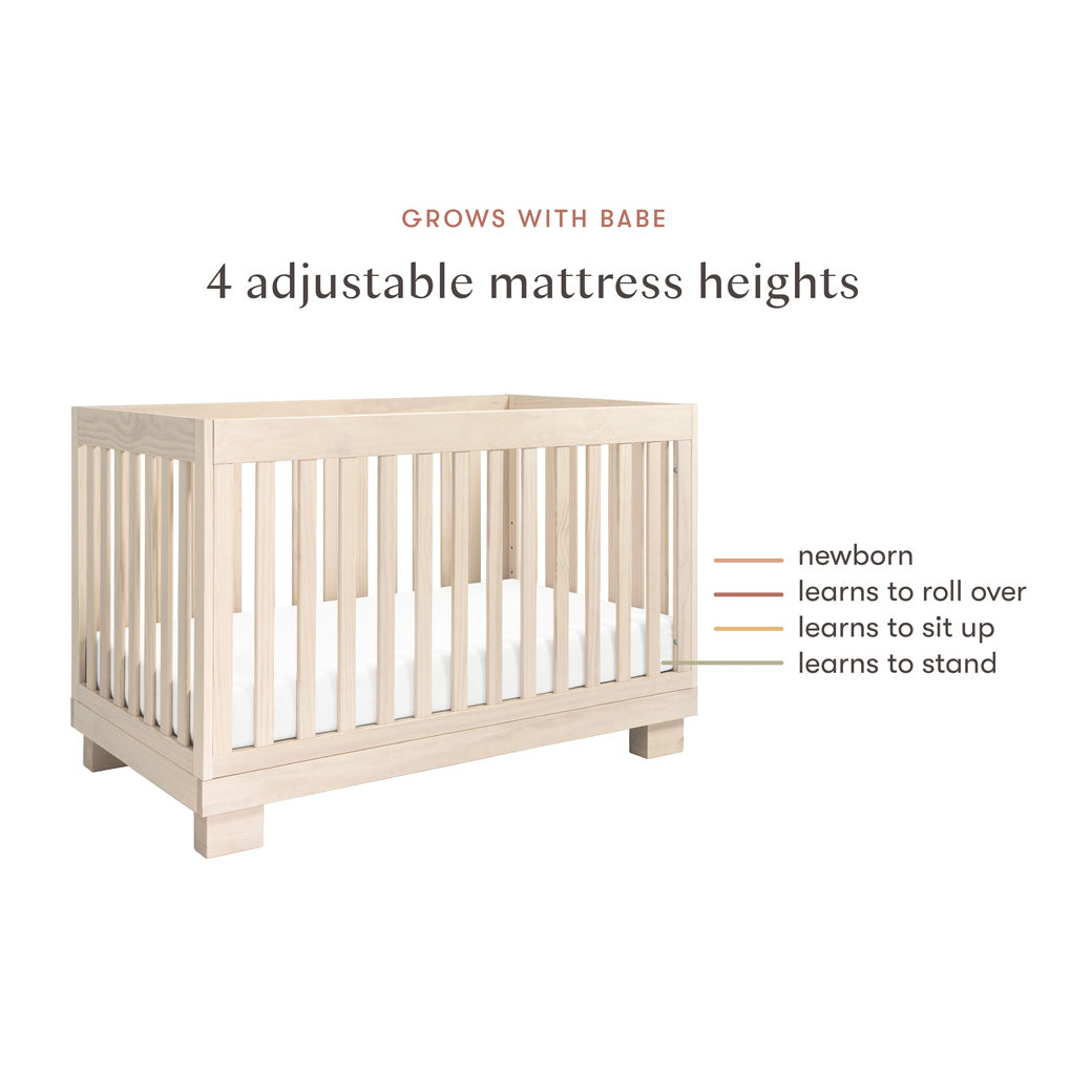 Modo 3-in-1 Convertible Crib with Toddler Bed Conversion Kit