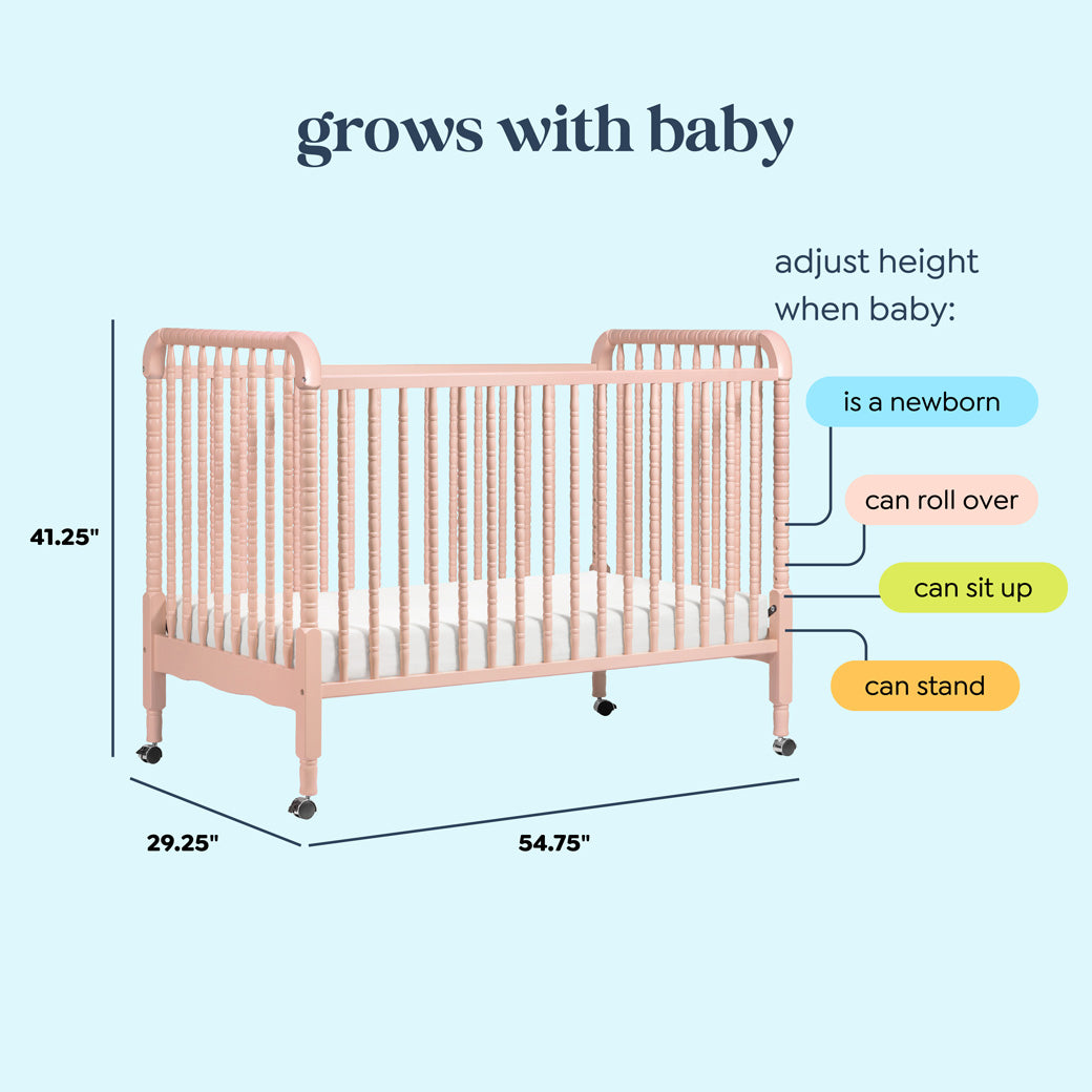 Jenny Lind 3-in-1 Convertible Crib