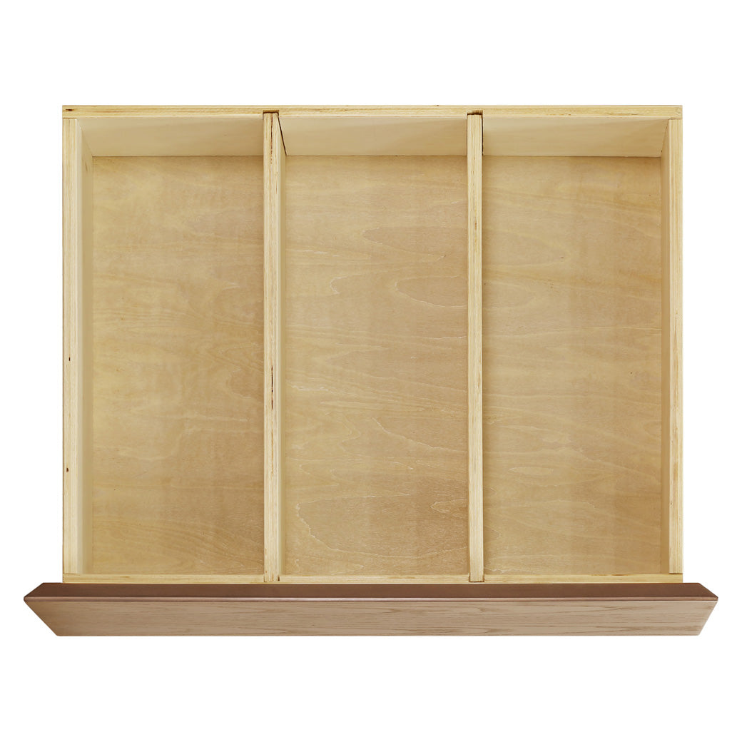 Novella 6 Drawer Dresser in Stained Ash and Ivory