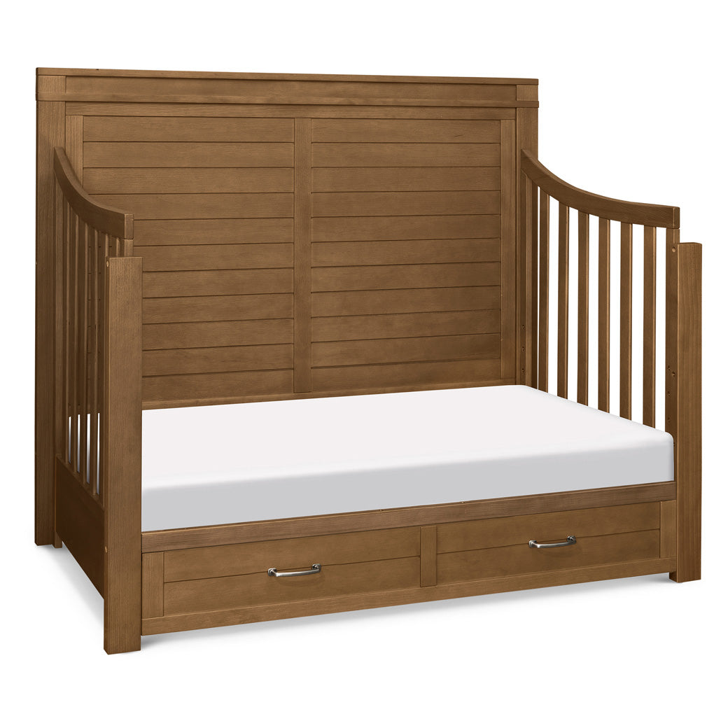 Namesake's Wesley Farmhouse Storage Crib as daybed in -- Color_Stablewood
