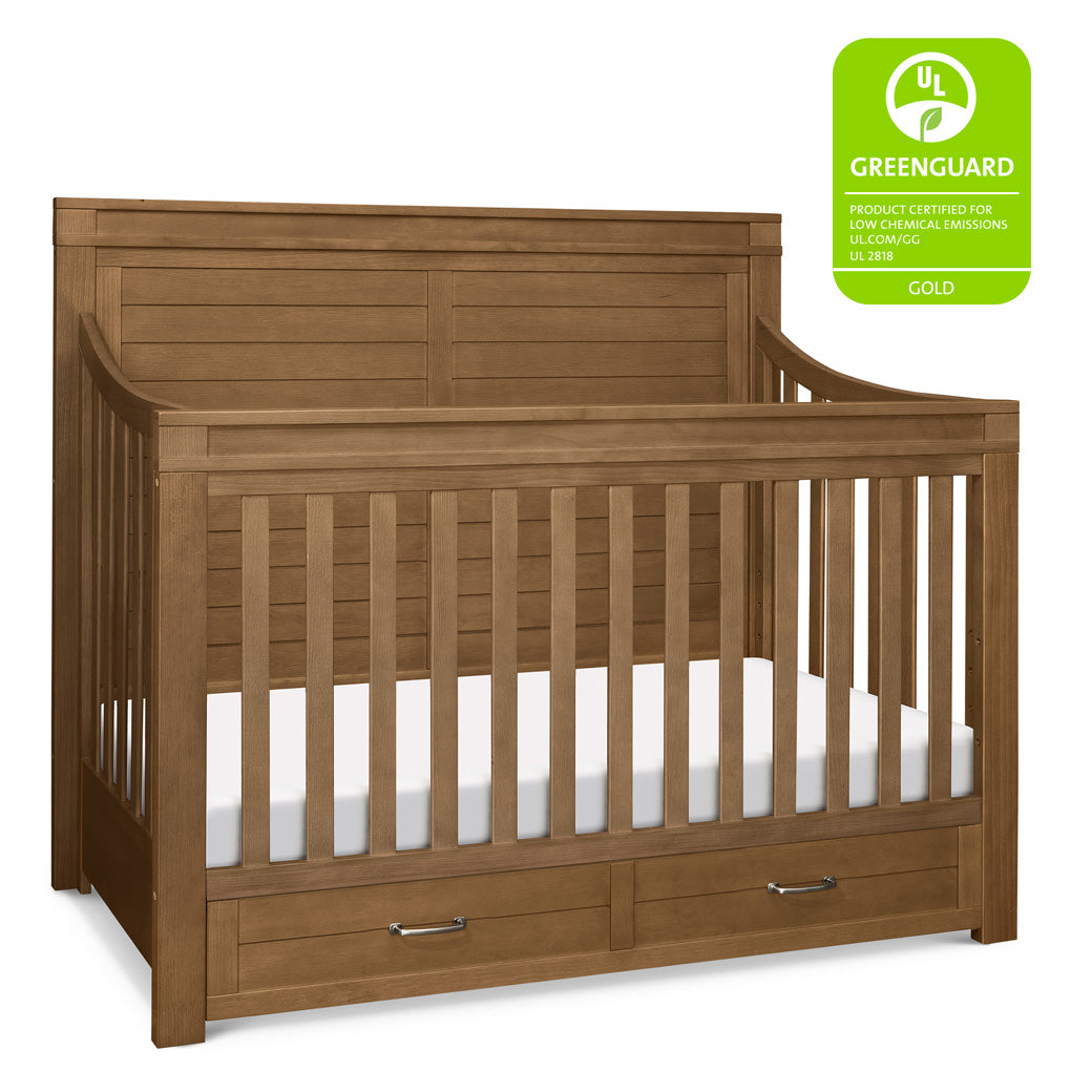 Namesake's Wesley Farmhouse Storage Crib with GREENGUARD Gold tag  in -- Color_Stablewood