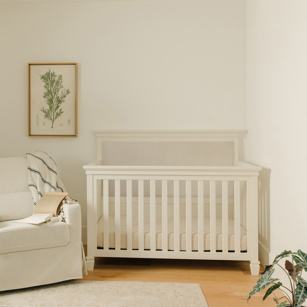 Darlington 4-in-1 Convertible Crib in Warm White