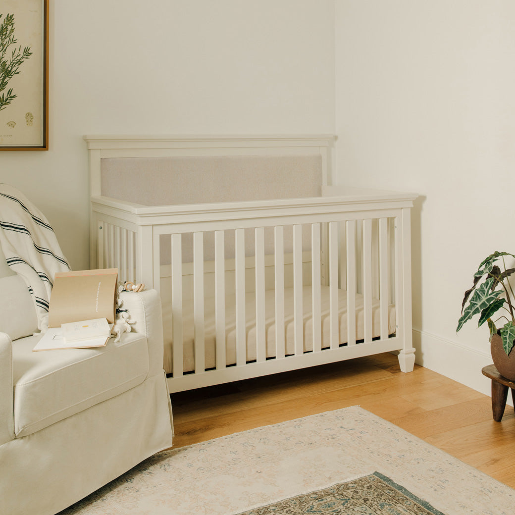 Darlington 4-in-1 Convertible Crib in Warm White