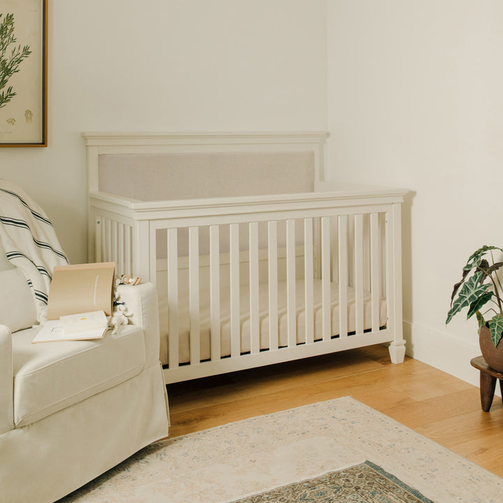 Darlington 4-in-1 Convertible Crib in Warm White