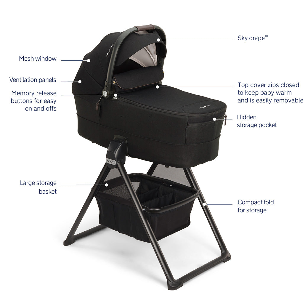 Nuna MIXX Series Bassinet + Stand
