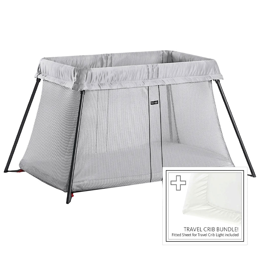 Travel Crib Light + Fitted Sheet Bundle