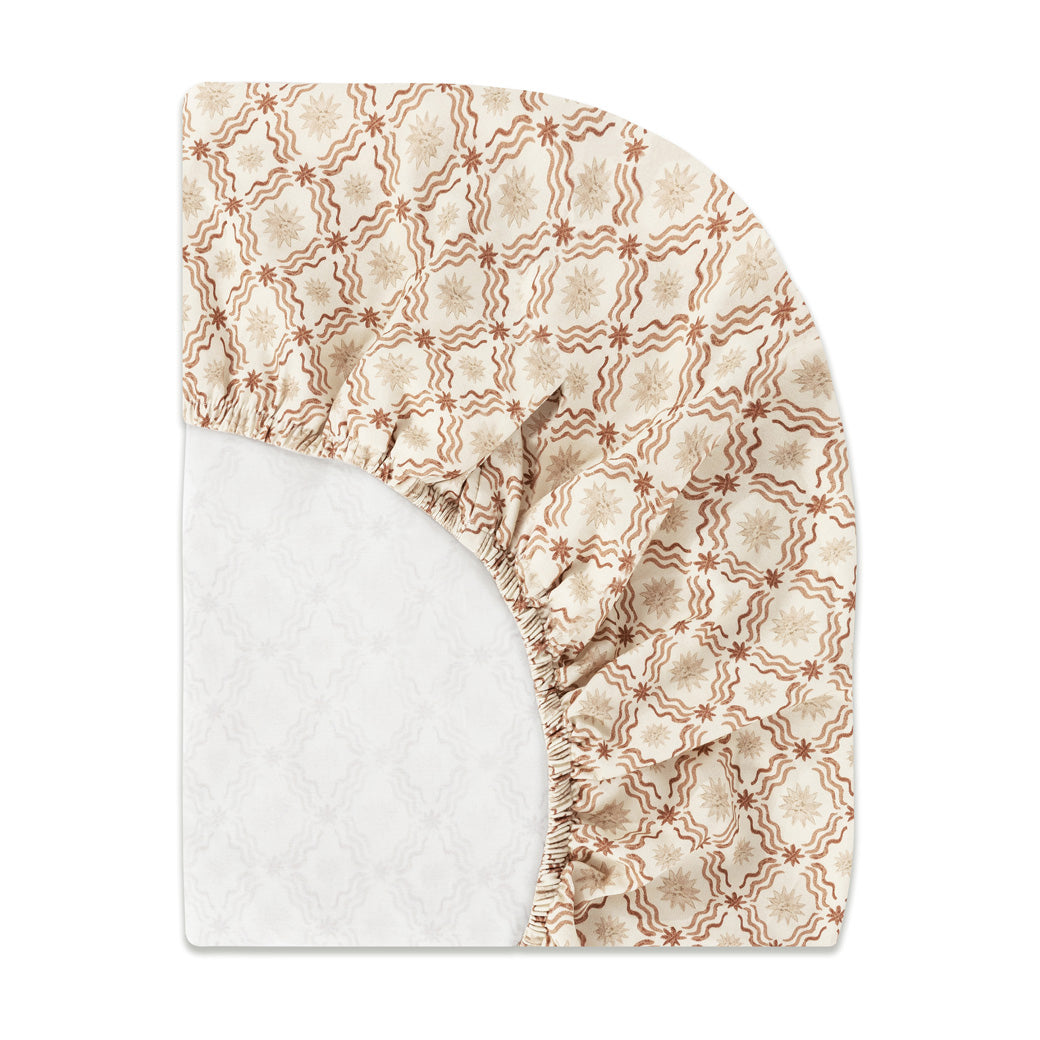 Mini Crib Sheet in GOTS Certified Organic Brushed Cotton
