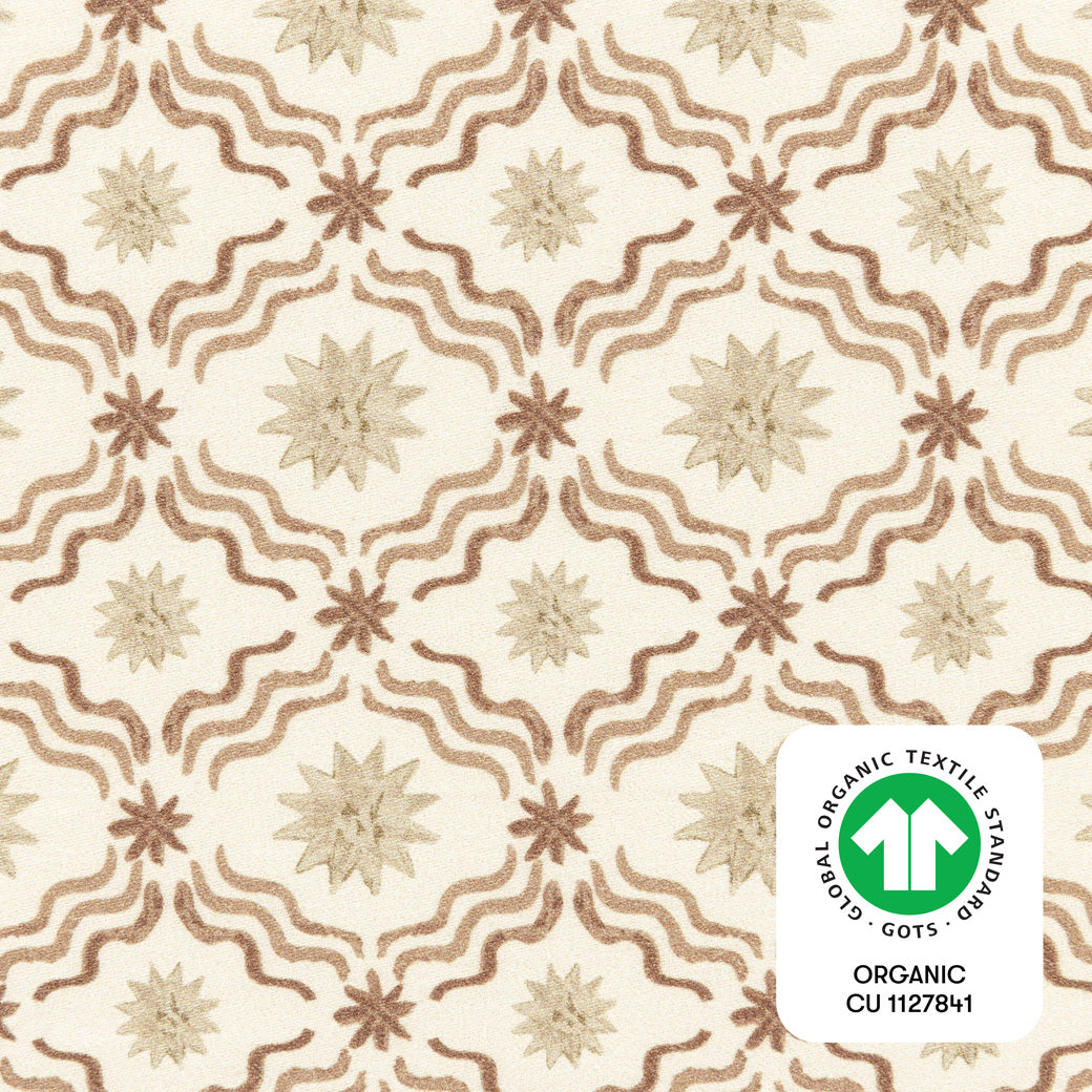 Mini Crib Sheet in GOTS Certified Organic Brushed Cotton