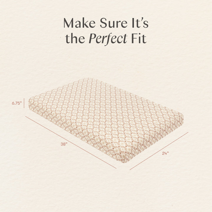 Mini Crib Sheet in GOTS Certified Organic Brushed Cotton