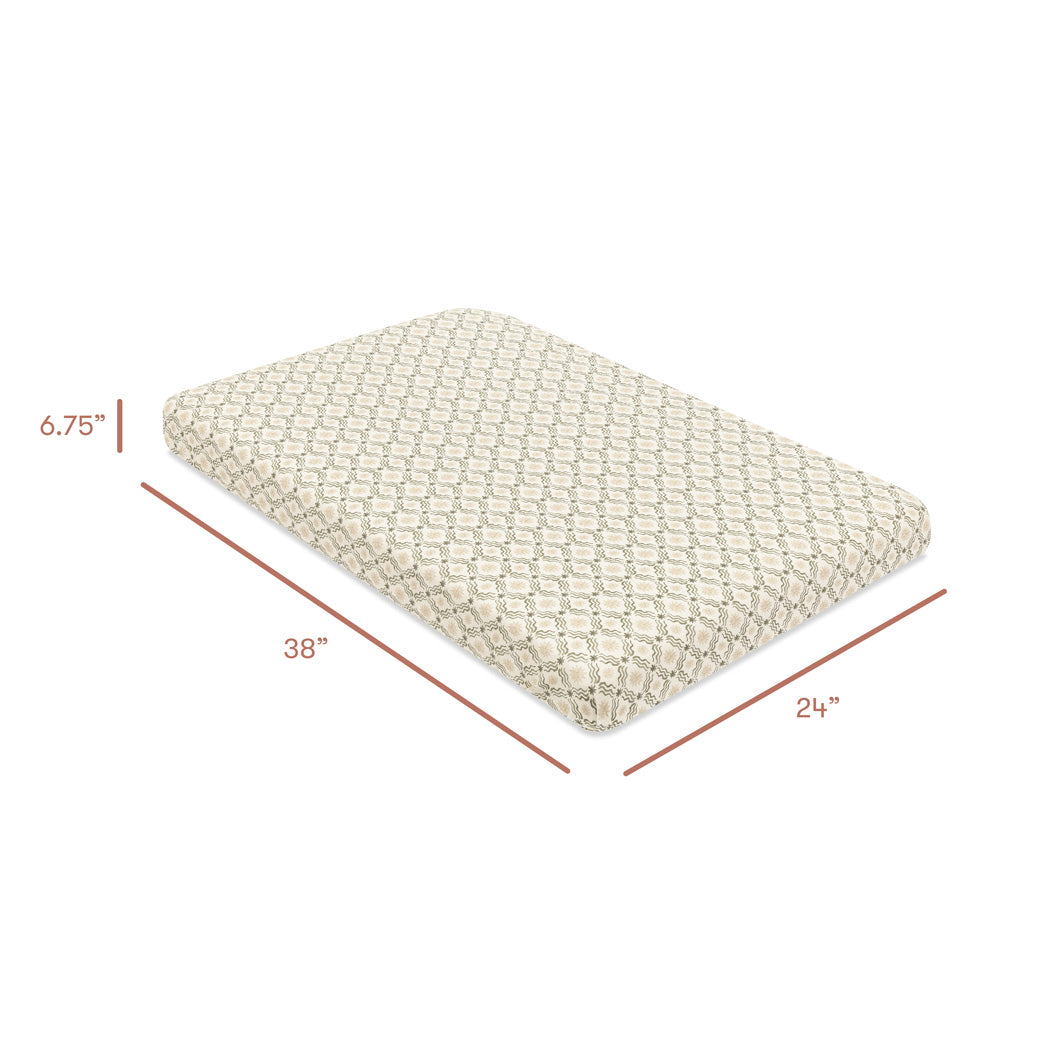 Mini Crib Sheet in GOTS Certified Organic Brushed Cotton