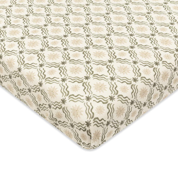 Mini Crib Sheet in GOTS Certified Organic Brushed Cotton