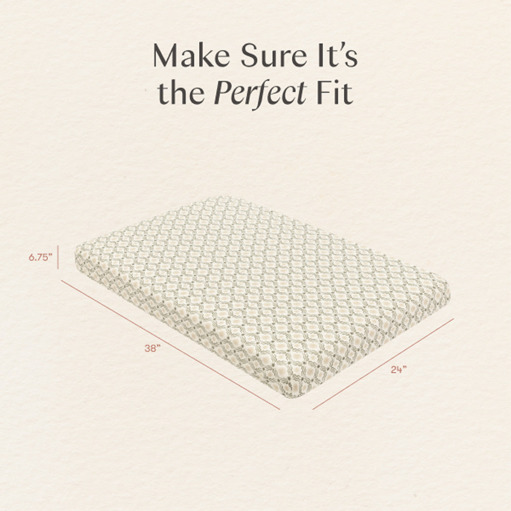 Mini Crib Sheet in GOTS Certified Organic Brushed Cotton