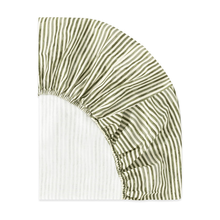 Mini Crib Sheet in GOTS Certified Organic Brushed Cotton